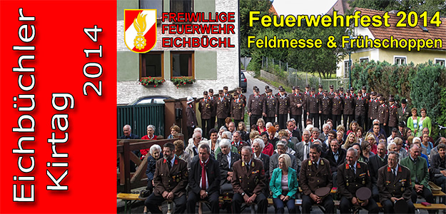 Feldmesse bei der Eichbüchler Kapelle zum Eichbüchler Feuerwehrfest 2014