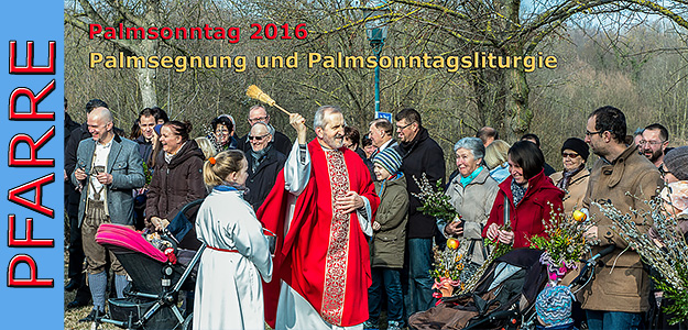 Fotocollage -JoSt - Palmsegnung 2016