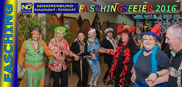 Fotocollage JoSt - Seniorenbund Katzelsdorf - Faschingfeier 2016