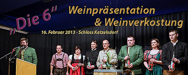 Fotocollage Weinpräsentation auf Schloss Katzelsdorf