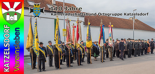 Collage Kameradschaftbund, Ortsgruppe  Katzeldorf - 110 Jahre Bestehen